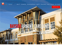 Tablet Screenshot of baysideurgentcarecenter.com